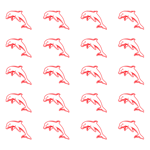 Mini Dolphins - Red-1